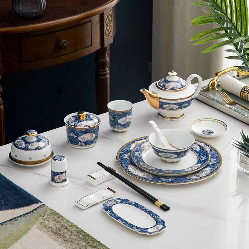 <b>特色浮雕酒店餐具擺台</b>